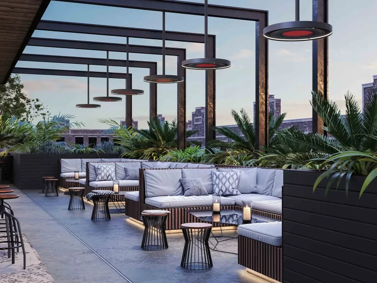 Bromic Eclipse Electric Pendant Restaurante