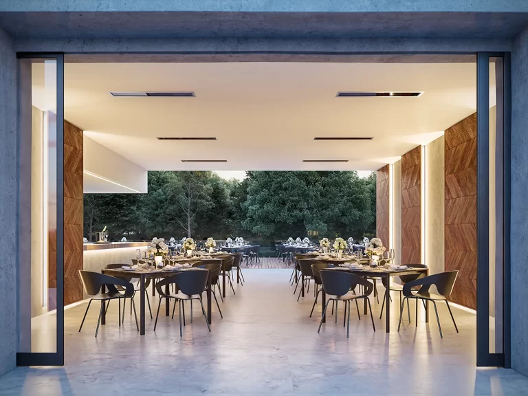 Bromic Platinum encastrados terraza hostelera