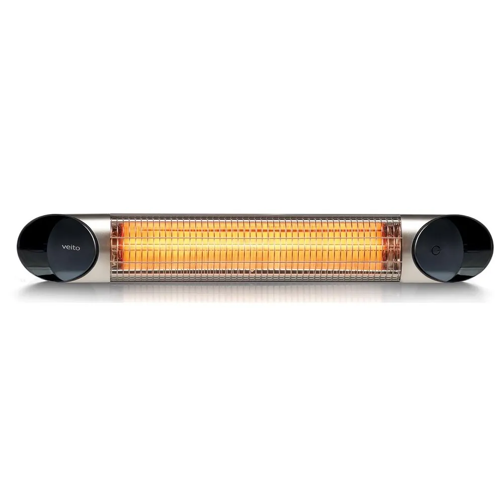 Calefactor Veito Blade de fibra de carbono encendido