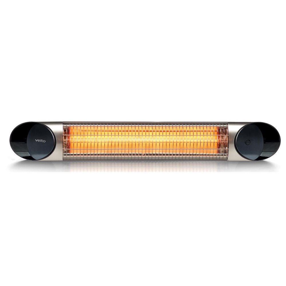 Calefactor Veito Blade de fibra de carbono encendido